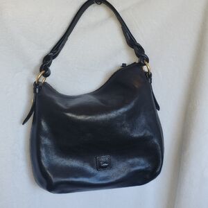 DOONEY & BOURKE Black Leather Shoulder Bag